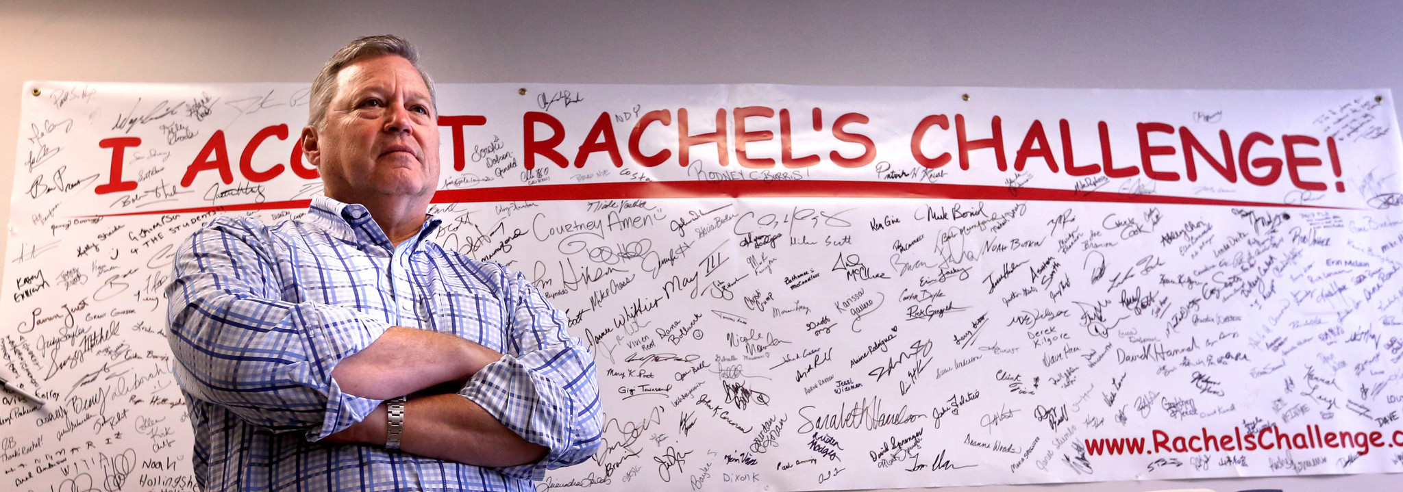 Rob Unger is the CEO of Rachel’s Challenge, which fosters a “culture of kindness” and was founded in honor of Rachel Scott — the first student killed during the high school massacre.