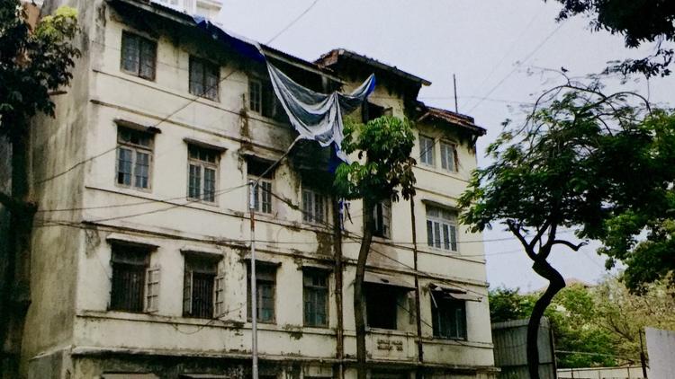 The now-demolished Mumbai building owned by the Pathare Prabhu trust, shown in this undated photograph, was intended to be the site of a Trump Tower.