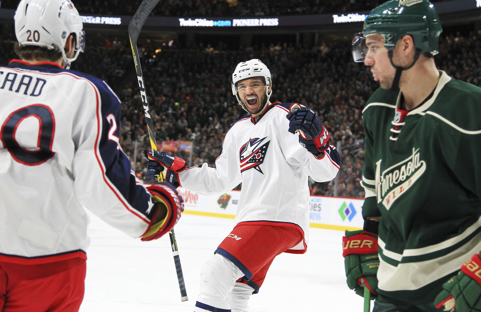 Blue Jackets stretch win streak to 15 games, stop Wild run at 12 in row