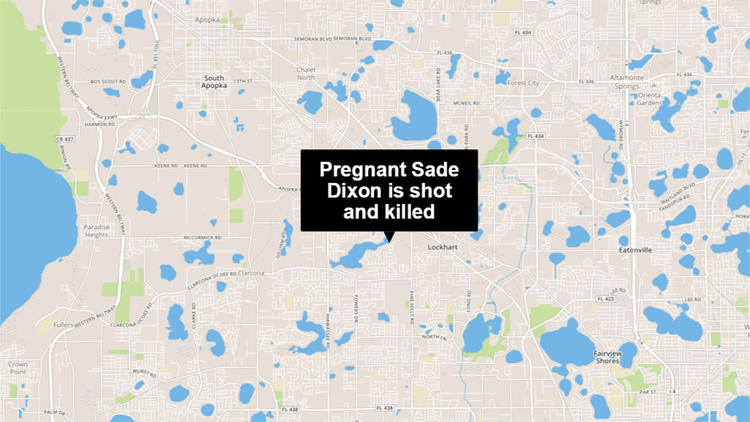 Location where Loyd's pregnant ex-girlfriend is shot