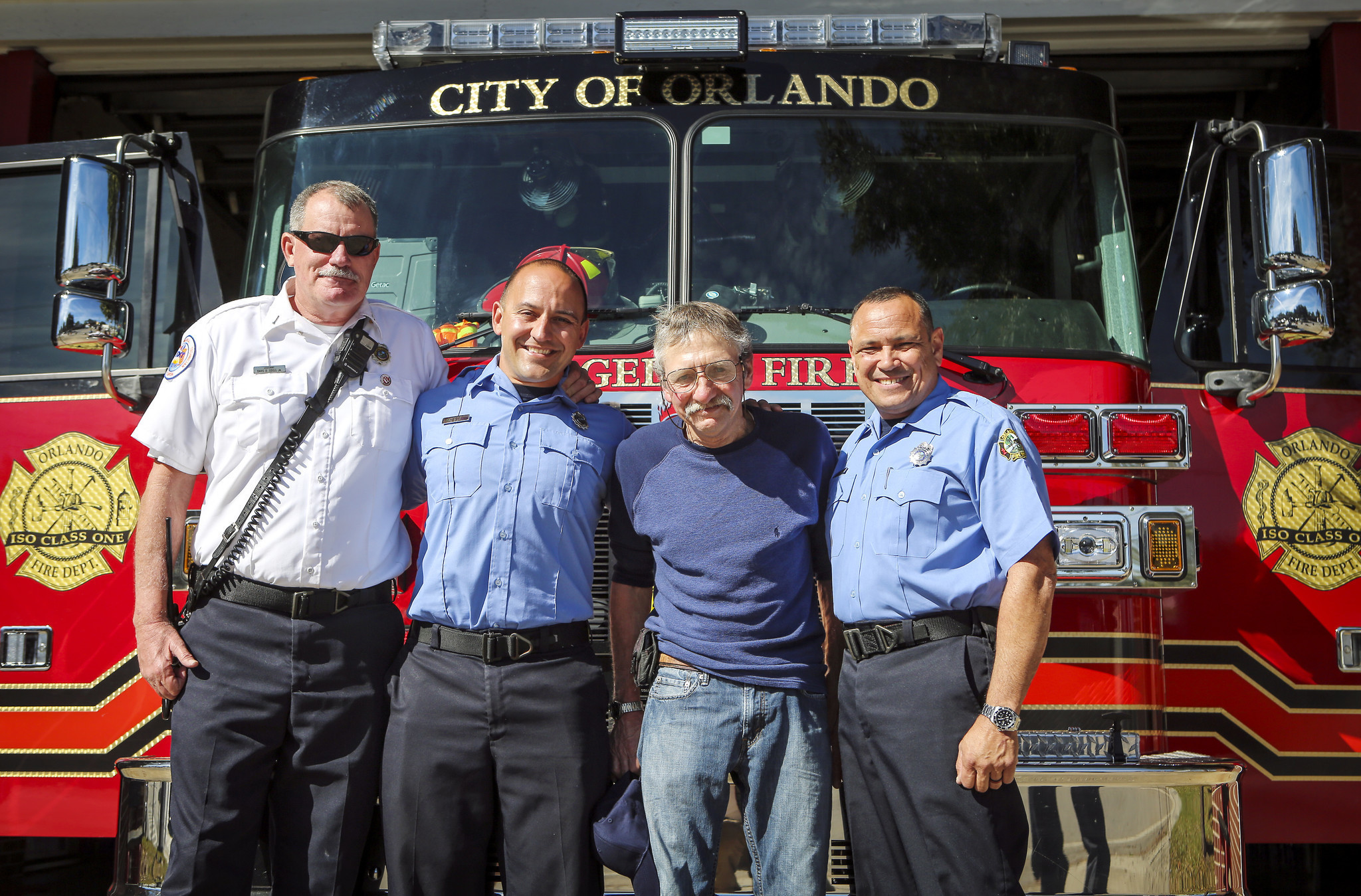 Terminally ill, formerly homeless veteran thanks firefighters who found his family ...