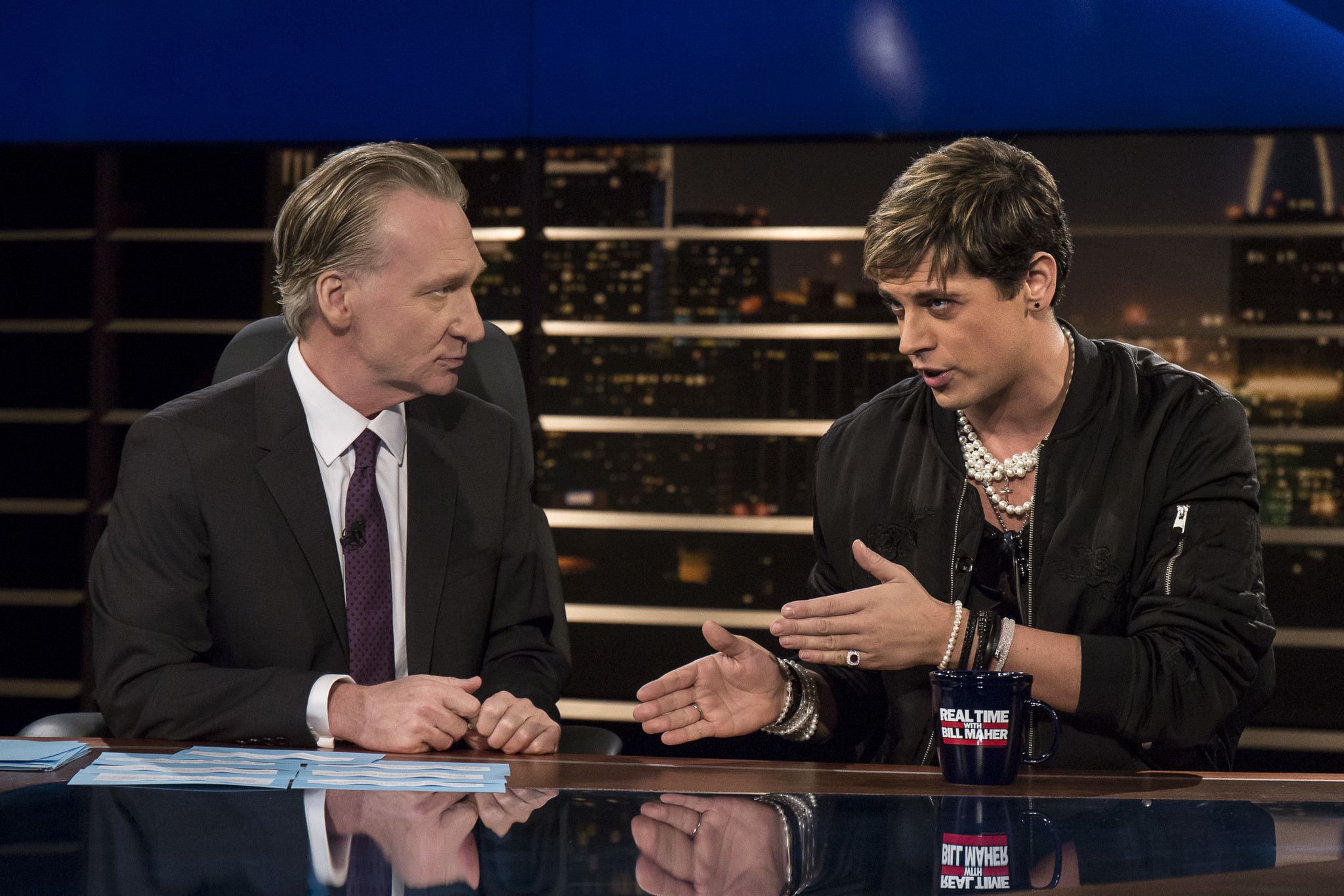 Image result for Milo on Bill Maher