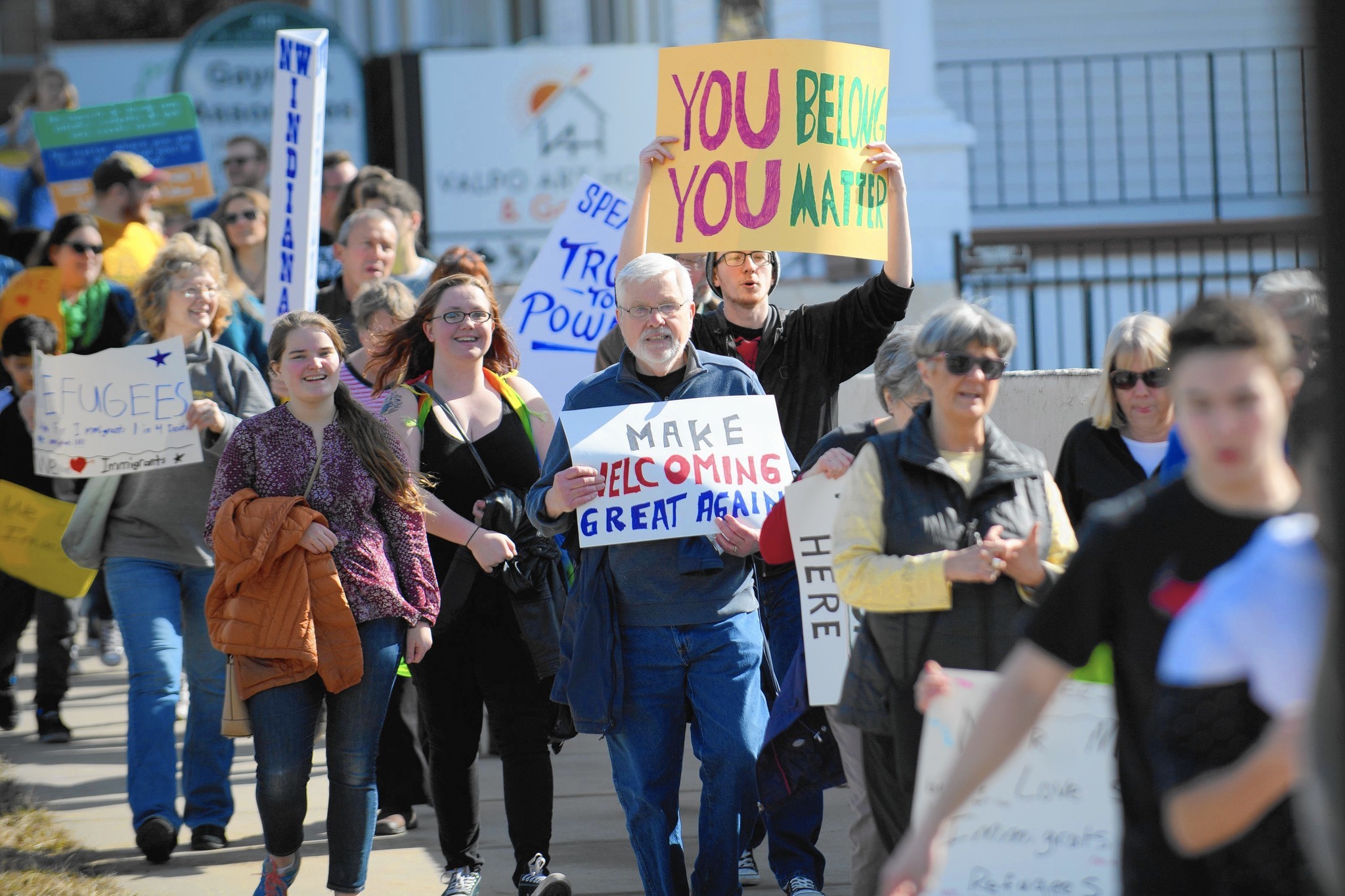 Valparaiso immigration march promotes messages of tolerance ... - Chicago Tribune