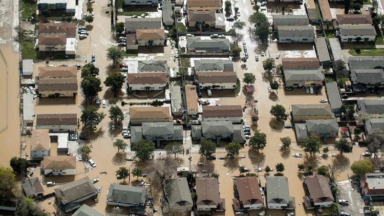 Rising floodwaters in San Jose force mandatory evacuations