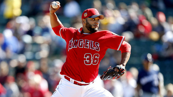 Angels shut out Brewers in exhibition season opener