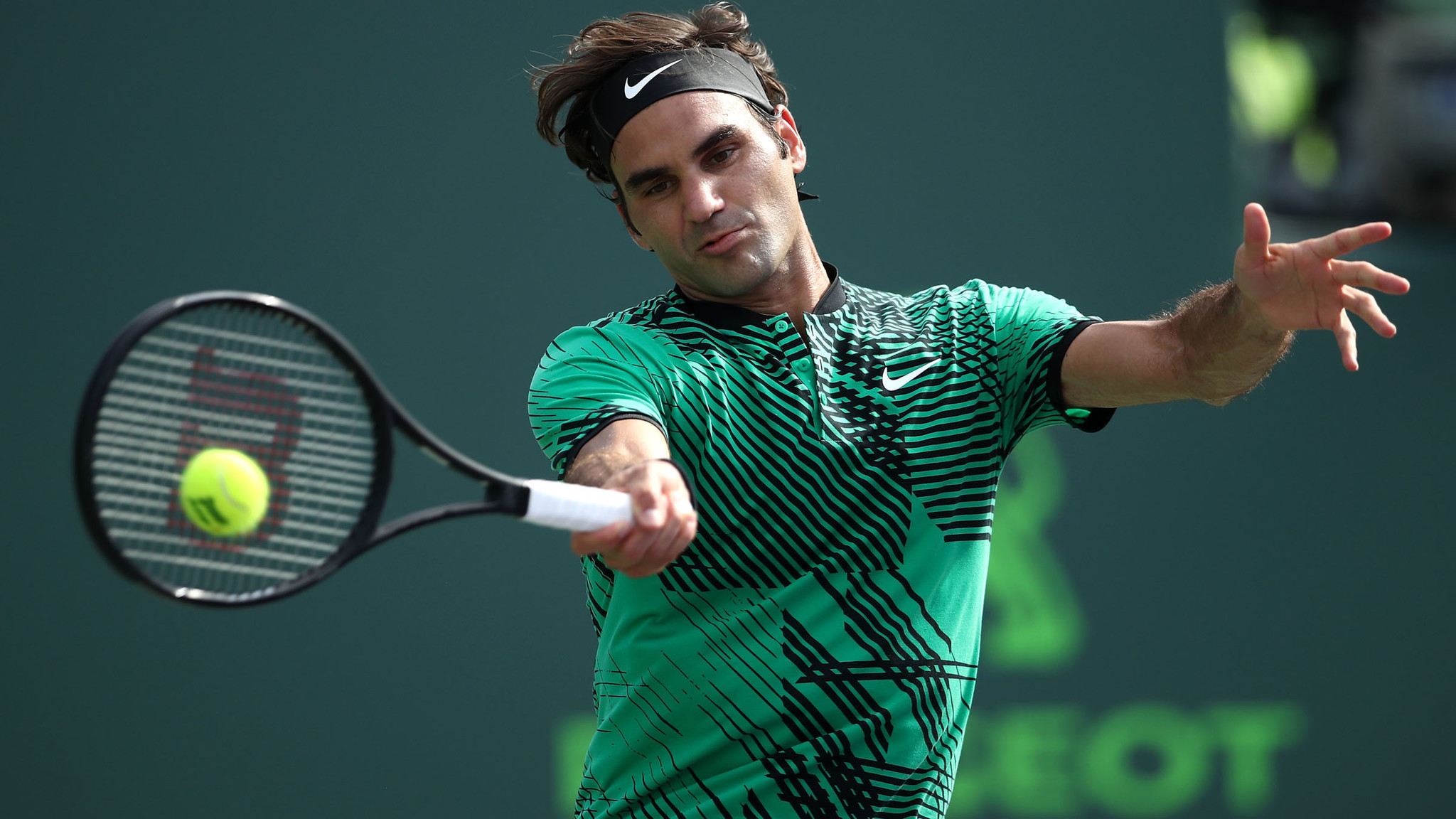Tennis: Roger Federer, Caroline Wozniacki reach semifinals at Miami Open - LA Times2048 x 1152