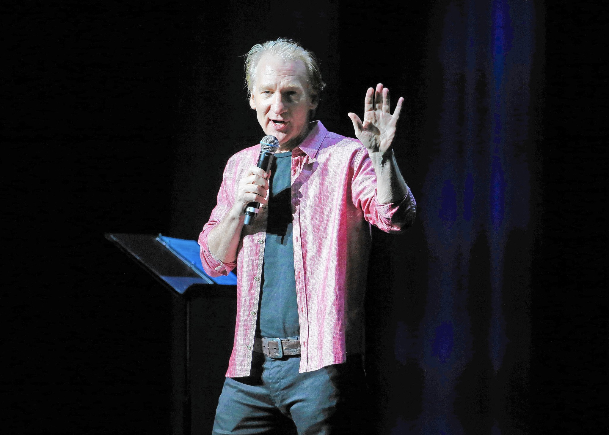 Maher needed to put away his notebook and be present at Chicago Theatre - Chicago Tribune