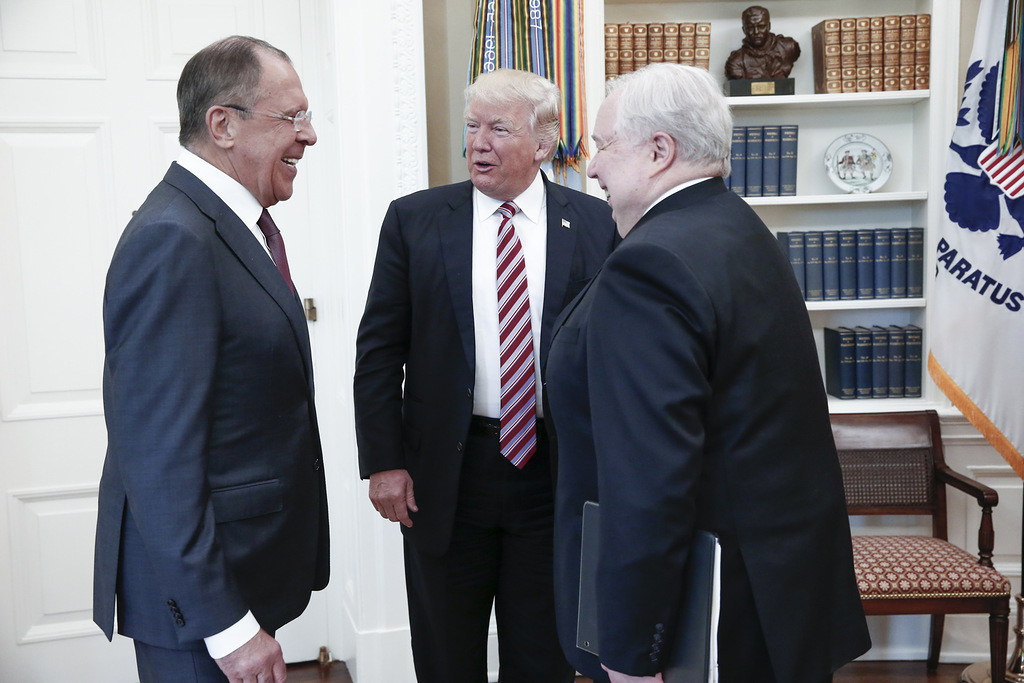 Image result for russians trump laughing
