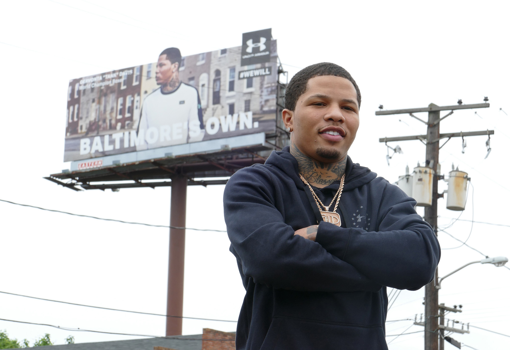 I-95 billboard announces Baltimore boxer Gervonta 'Tank' Davis' deal with Under Armour ...2048 x 1406
