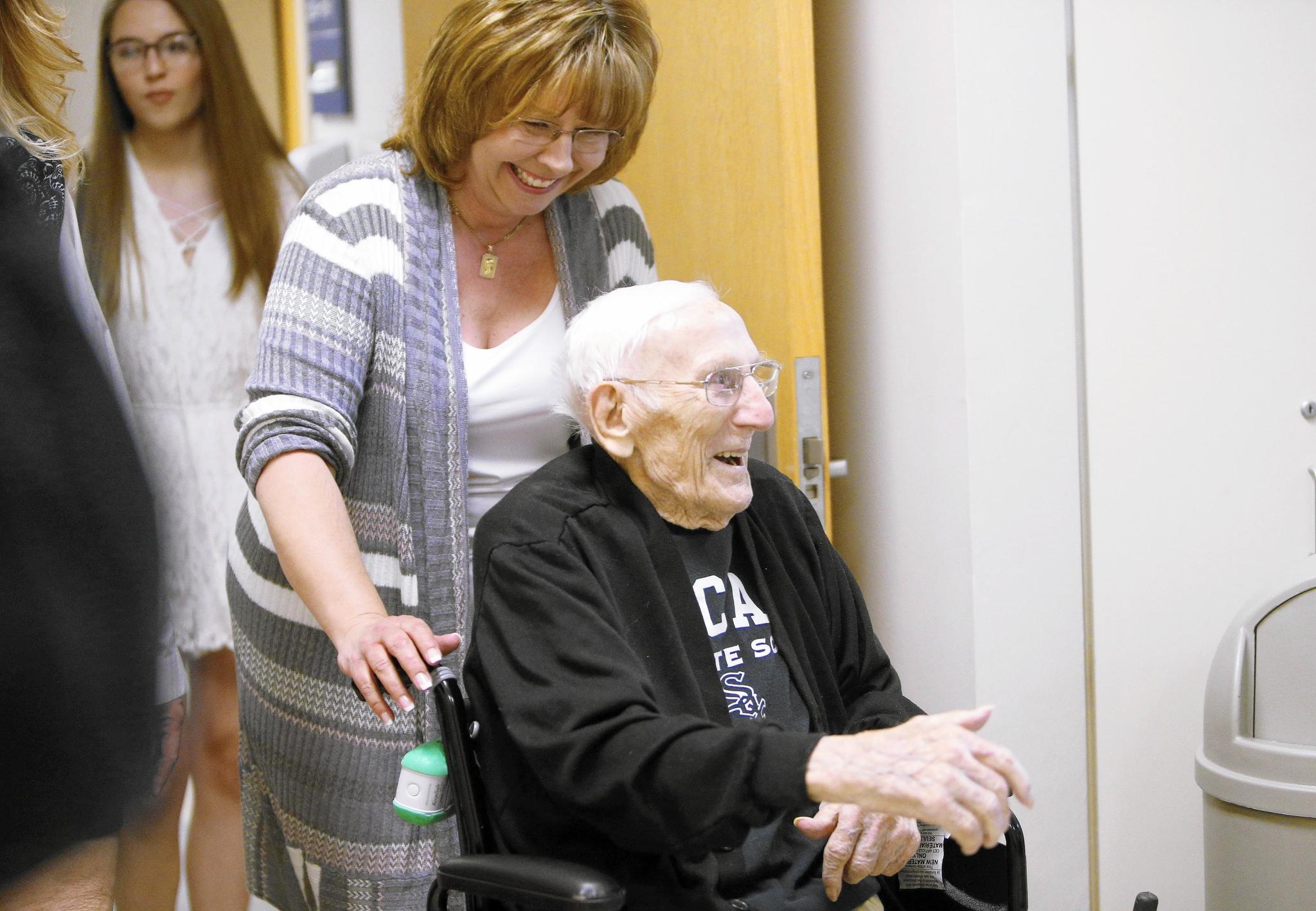 Still smiling at 106, World War II veteran celebrates life