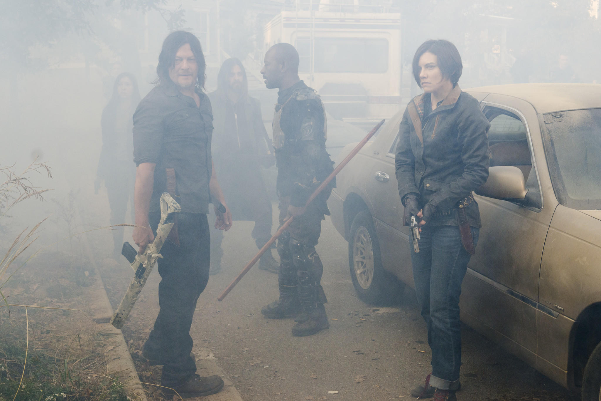 The Walking Dead production shuts down after stuntman dies on set