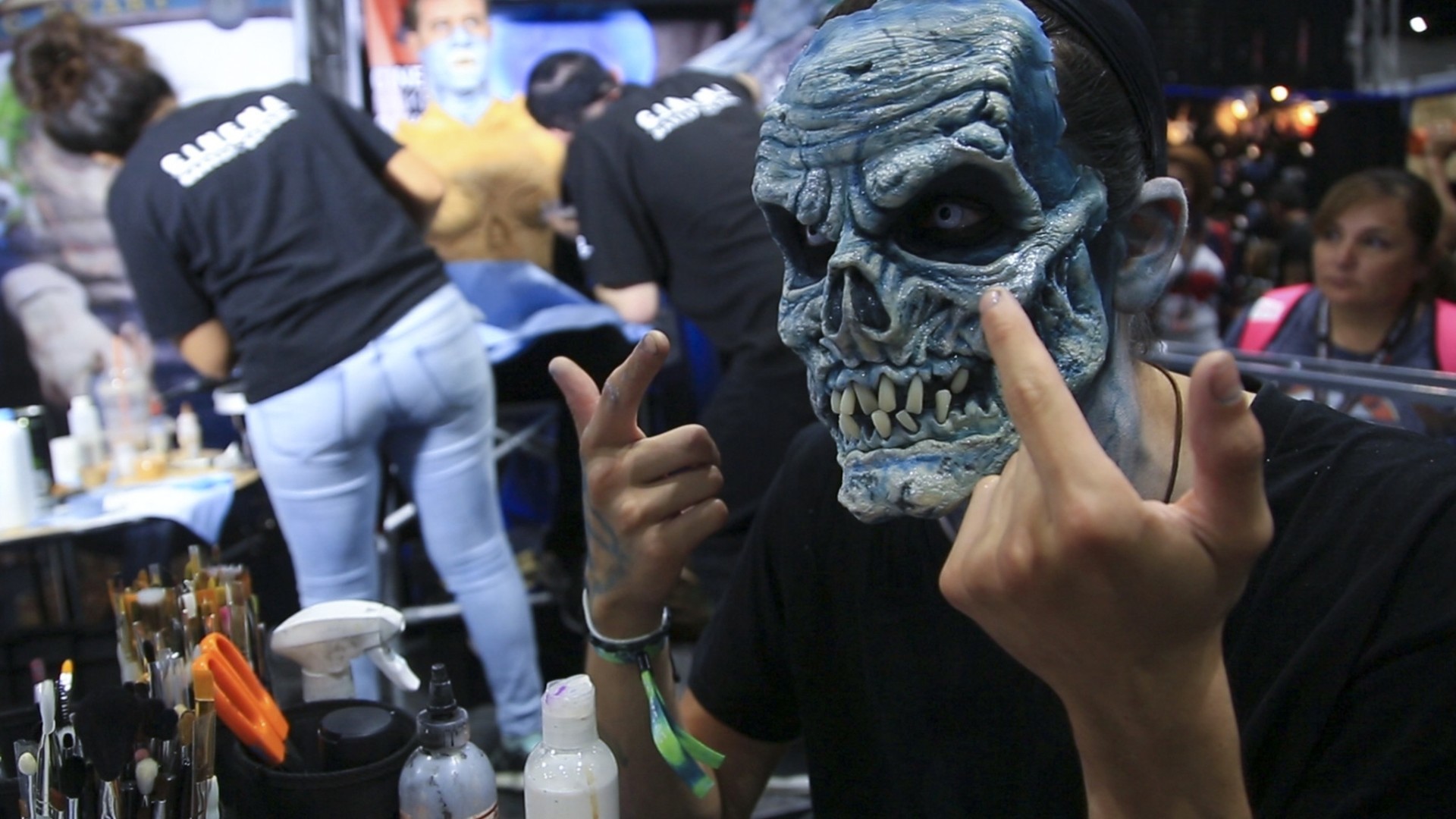 Special FX makeup demonstration at Comic-Con San Diego