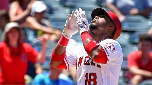 Luis Valbuena drives Angels past Red Sox 3-2