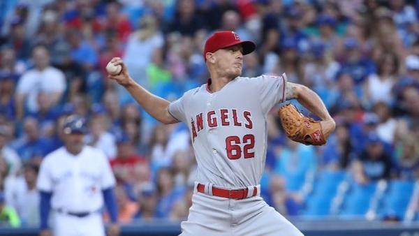 Parker Bridwell rises up as the Angels sink Blue Jays