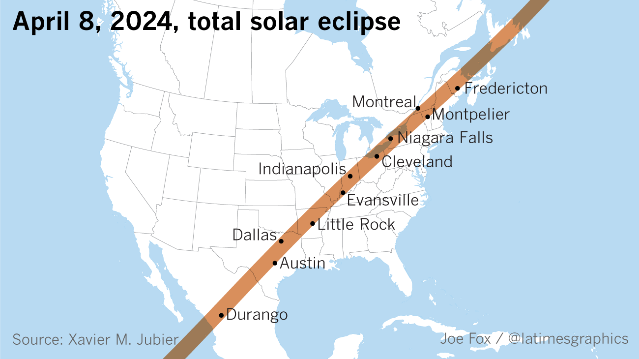 Miss today's eclipse? Another one is coming in 2024 LA Times