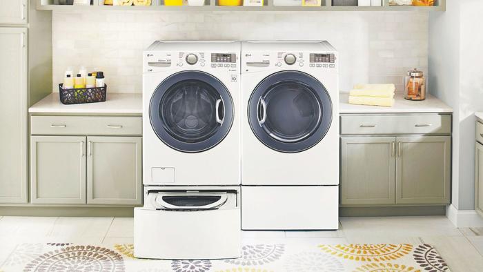 Dual load capacity and steam enhance the latest appliances.