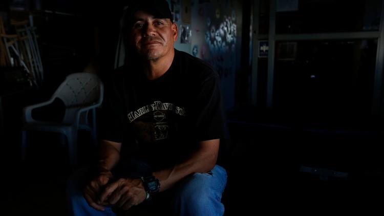 Jose Manuel Ortega, a veteran of the U.S. Navy, lives at the Deported Veterans Support House.