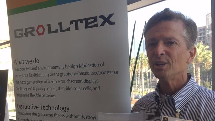 Jeff Draa, chief executive of Grolltex, talks about the company's graphene production technology at