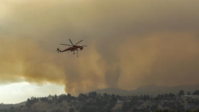 Dramatic time-lapse videos show rapid spread of wildfire in Verdugo Mountains