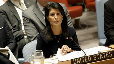 North Korean leader 'is begging for war,' Nikki Haley tells U.N. Security Council