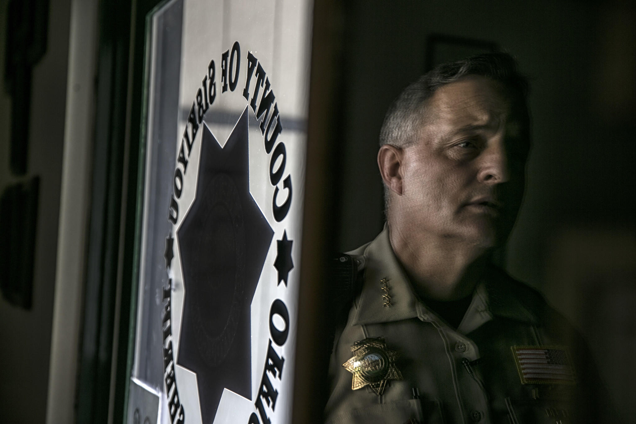Sheriff John Lopey runs a department that patrols the vast area of Siskiyou County near the Oregon border and Mt. Shasta.
