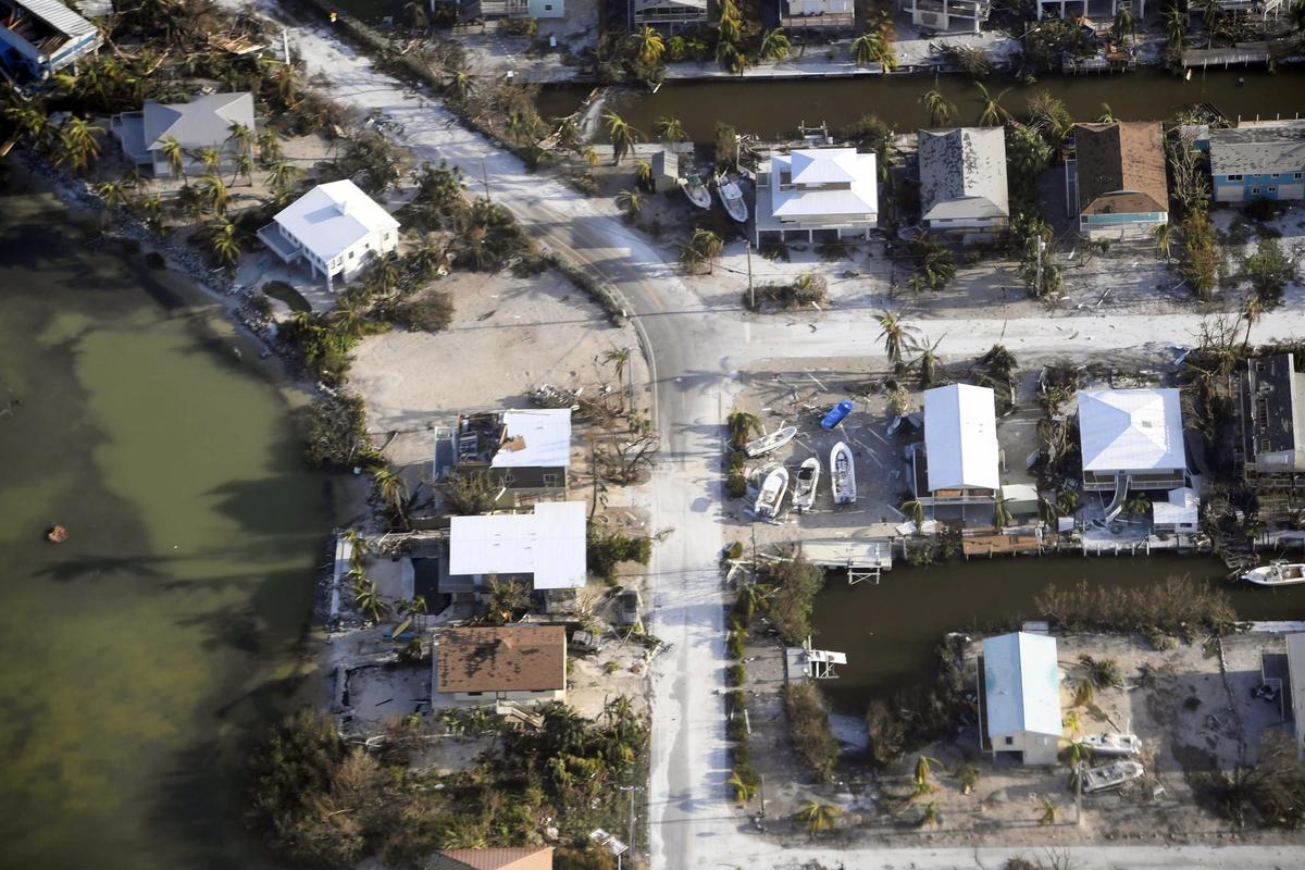 Photos: Aerial images of damage to the Florida Keys by ...