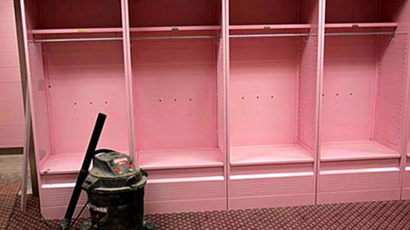 Penn State Readies For Iowa And Its Soothing Pink Locker