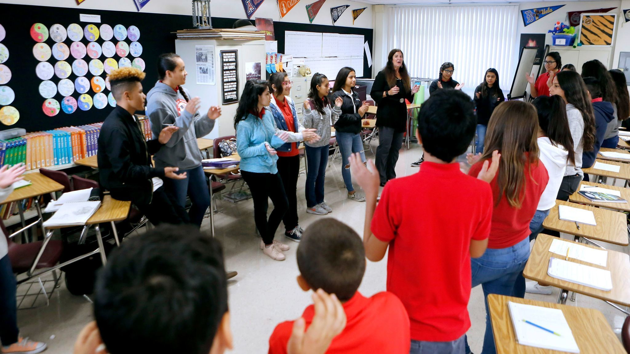 Roosevelt Middle School teachers use alternative methods to help students manage, express their emotions and behaviors