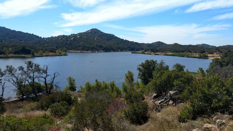 Water diverted from the San Luis Rey River ends up in Lake Wohlford near Escondido. From there it is