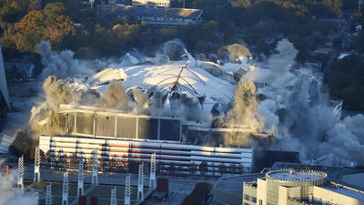 5,000 pounds of explosives used to implode Georgia Dome in Atlanta