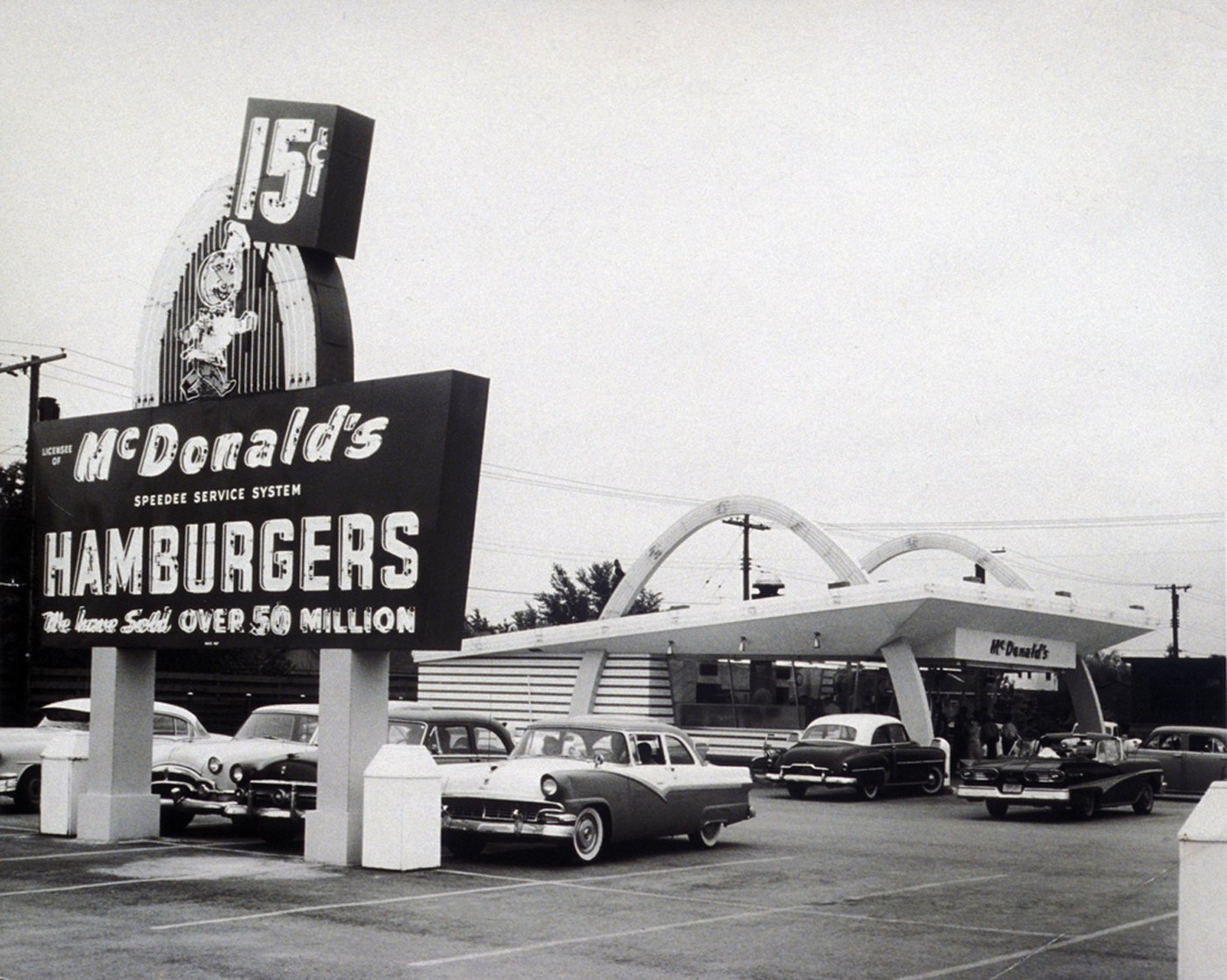 1950s McDonald's restaurant 5x7 or request CD Ray Kroc's first Des Plaines IL 