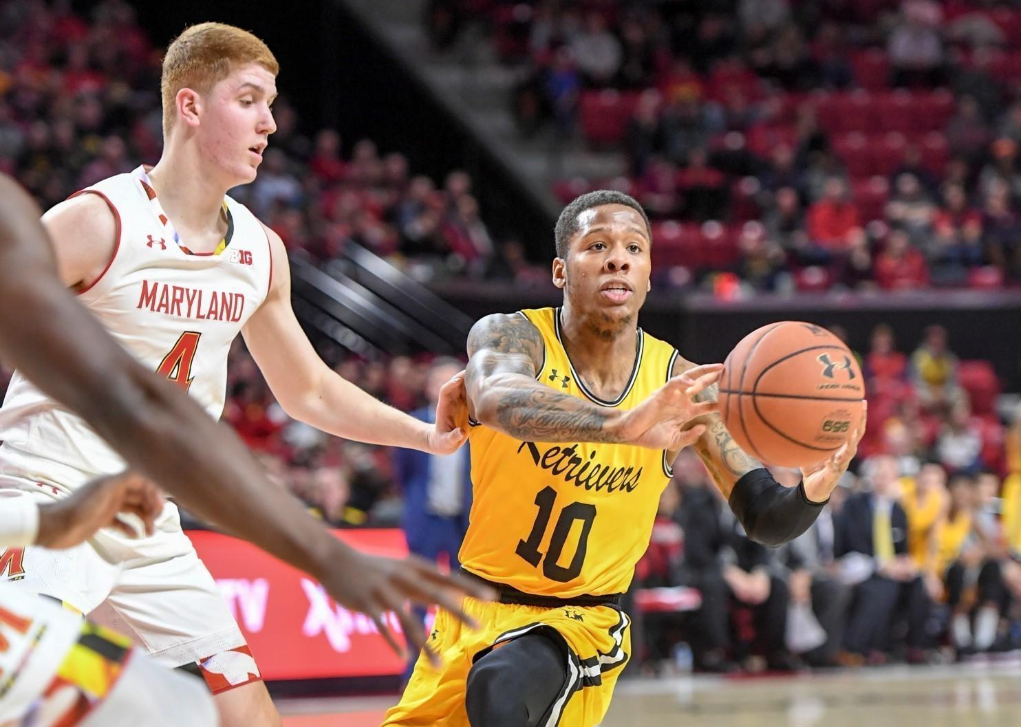 With Jackson shut down for season, Maryland overcomes first-half woes to beat UMBC, 66-45