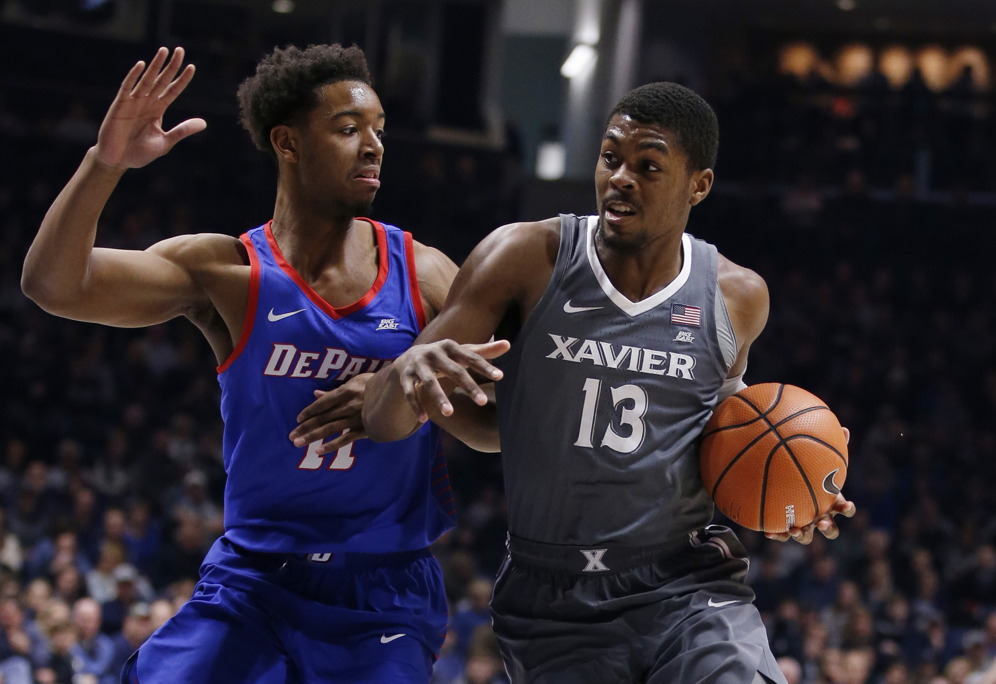 DePaul loses 16-point second-half lead, falls to No. 6 Xavier 77-72