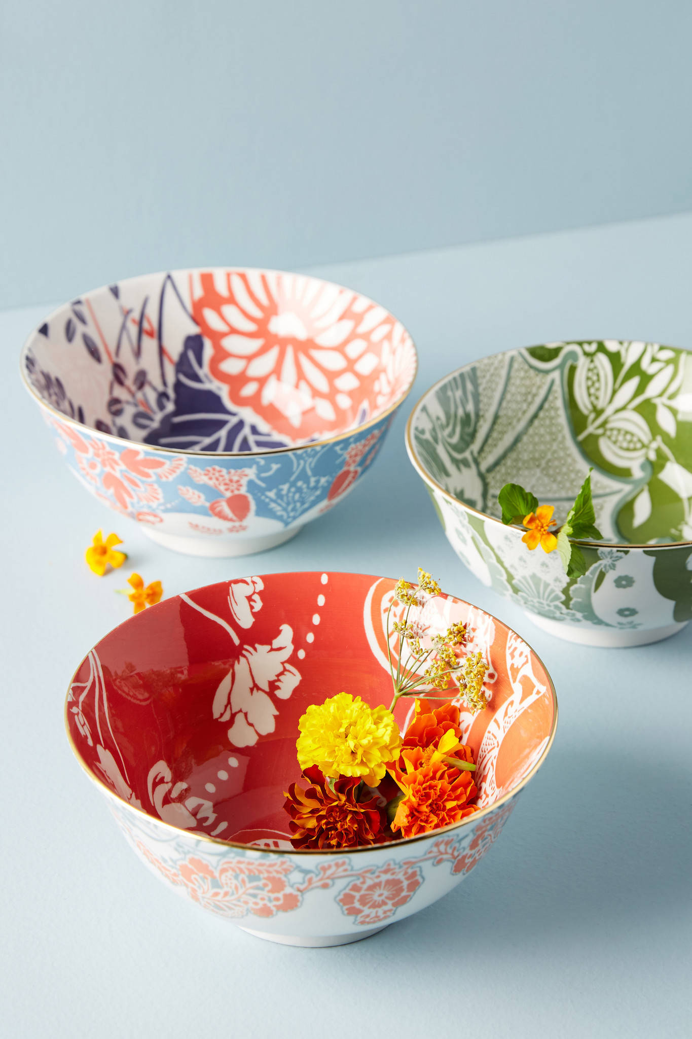 Bowl Game: Evanie cereal bowls, $14 each at Anthropologie. Credit: Anthropologie