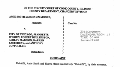 Homeless couple's lawsuit vs. City of Chicago