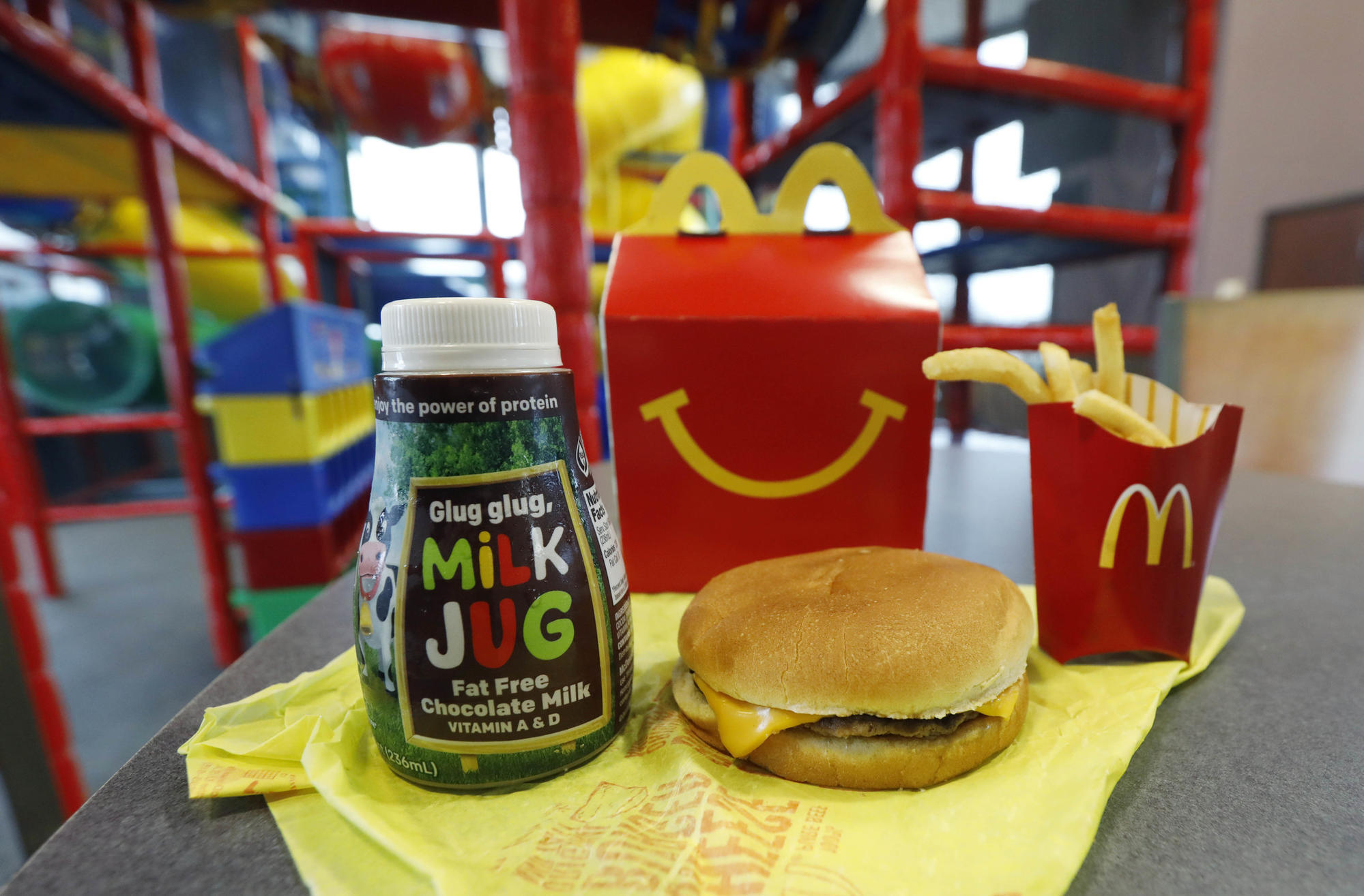 A healthy Happy Meal? McDonald's cuts cheeseburgers, chocolate milk