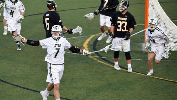 Spencer's big fourth quarter lifts No. 9 Loyola Maryland over Towson, 12-8, in men’s lacrosse