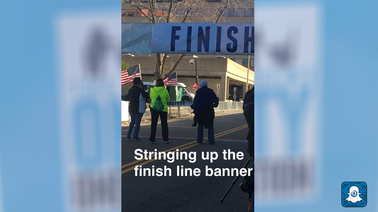 Finish line banner