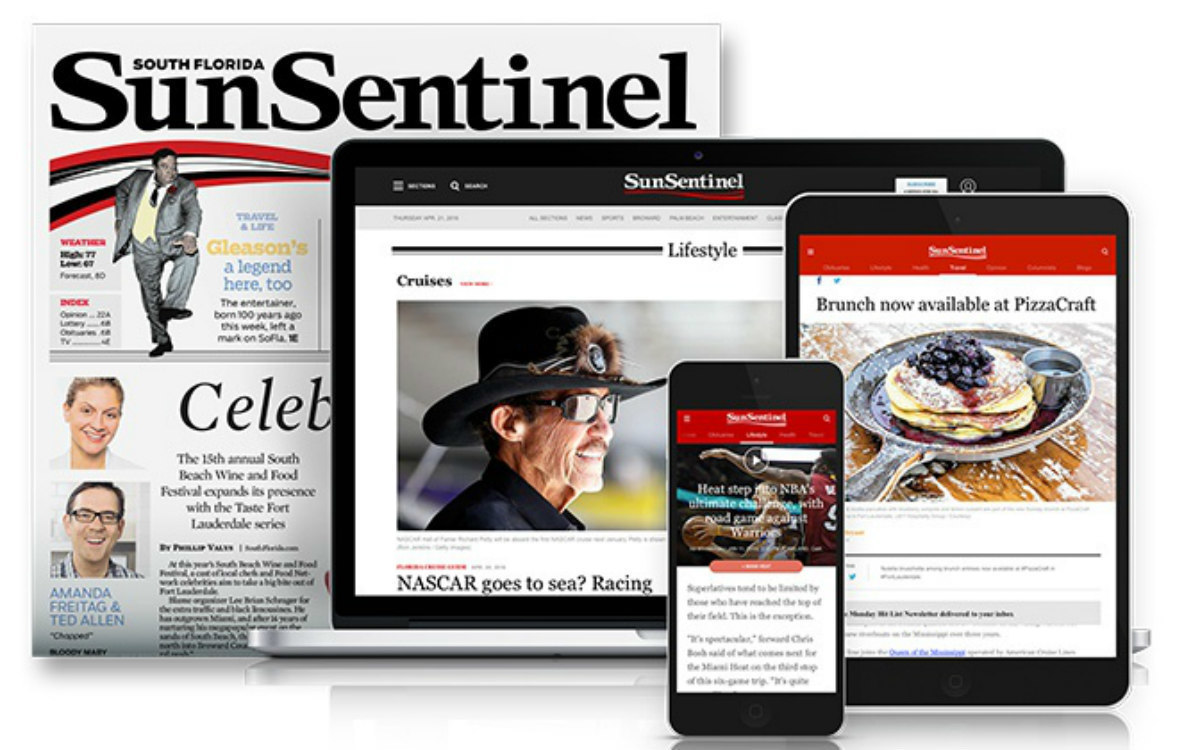 HOT Free 3 month Digital Subscription To The Sun Sentinel Sun Sentinel