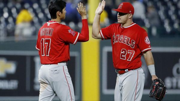 Three up, three down: Angels are clobbering the competition. The Reds, not so much