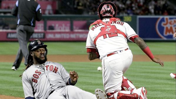 Red Sox continue torrid hitting against Angels and complete three-game sweep