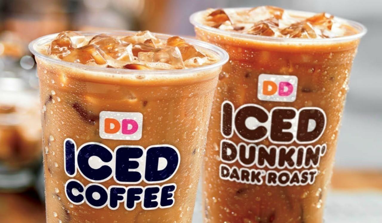 1 iced coffee at Dunkin' Donuts on Mondays Sun Sentinel