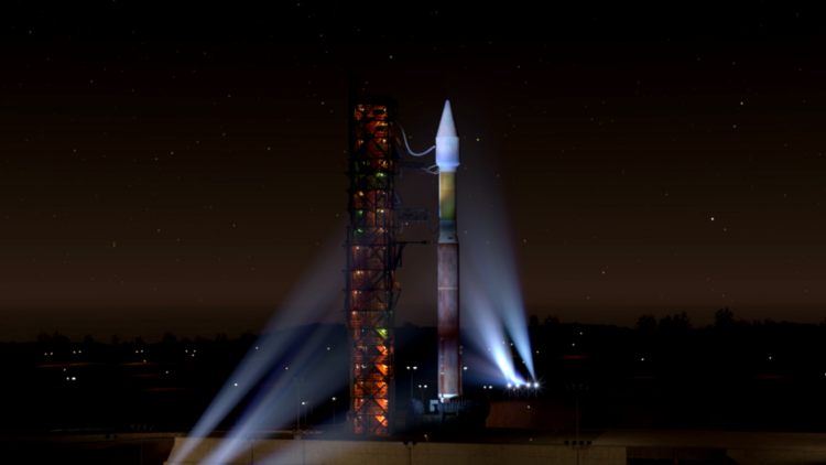 Liftoff of InSight from Vandenberg Air Force Base in California