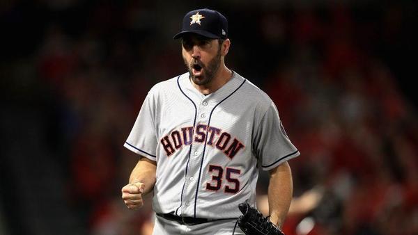 Justin Verlander stifles two late threats and shuts down the Angels
