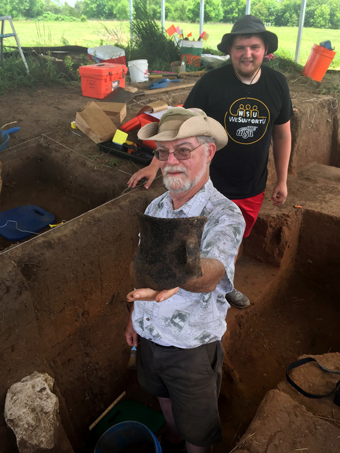 Excavation in Arkansas City, Kan.