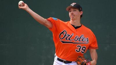 Orioles pitching prospect Hunter Harvey shut down with elbow issue