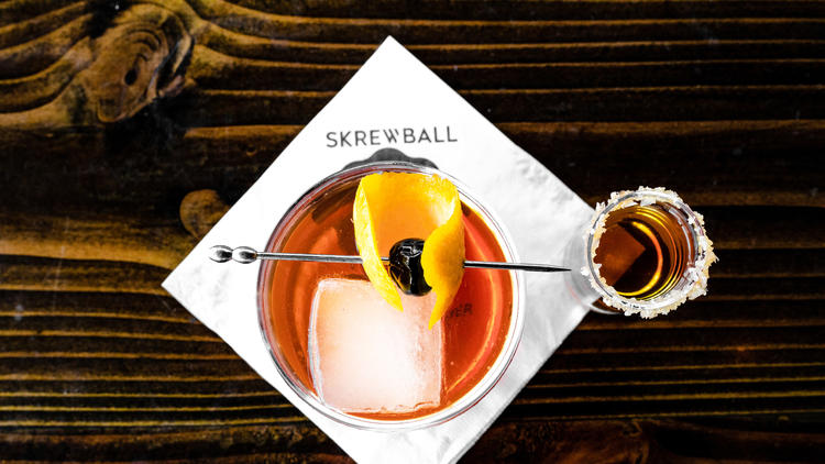 Skrewball cocktail