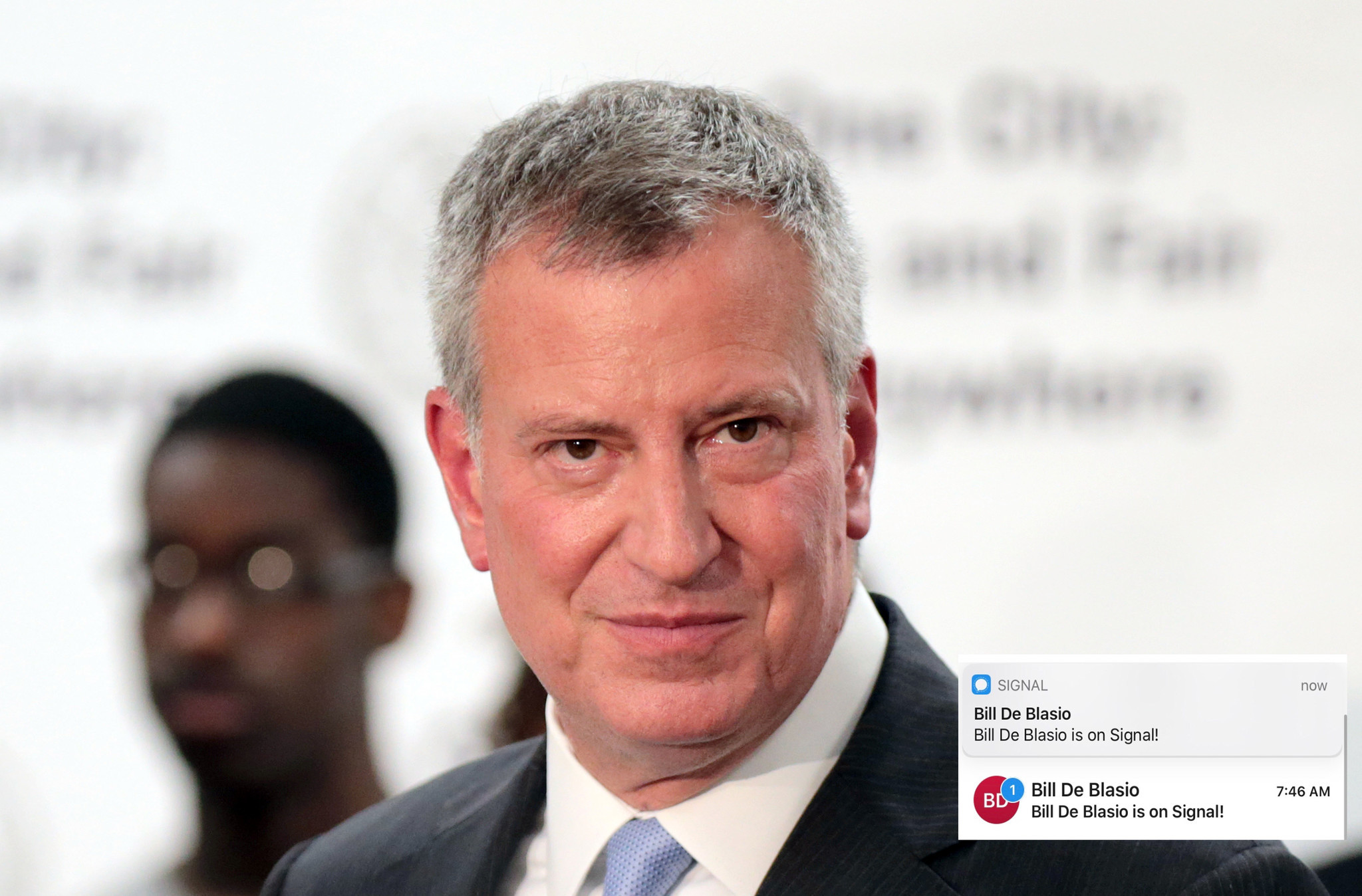 Mayor de Blasio joins encrypted messaging app Signal, raising legal and ethical questions