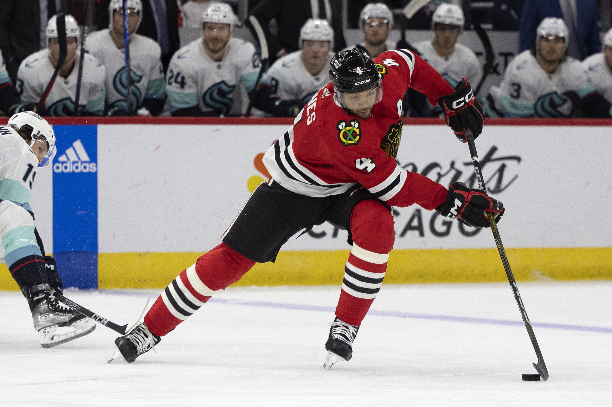 Blackhawks fans will have to get used to Seth Jones as lone NHL All-Star