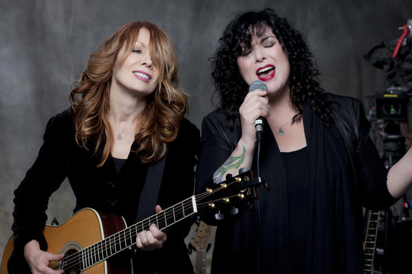 Nancy and Ann Wilson of Heart. They will perform Aug. 9 at the O.C. Fair.